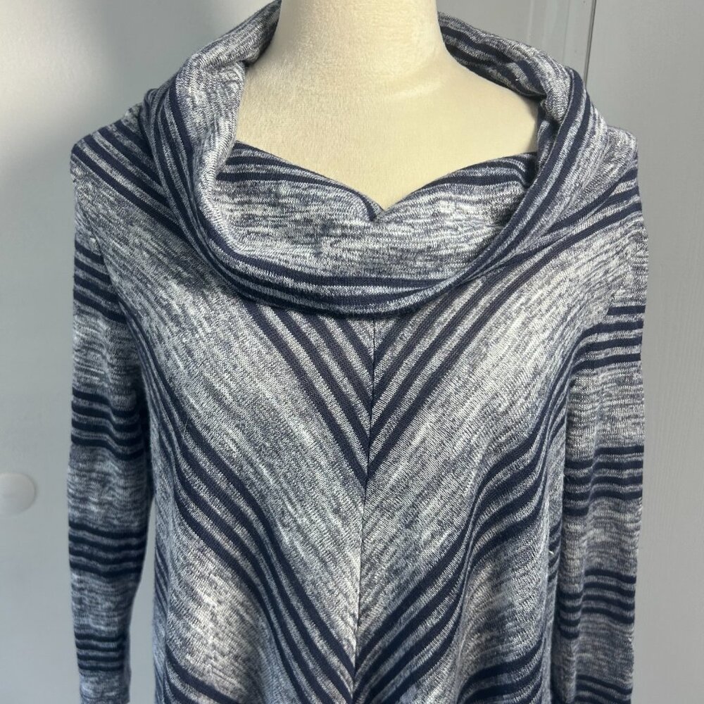 Absolutely Famous Striped Cowl Neck Sweater - Picture 2 of 4
